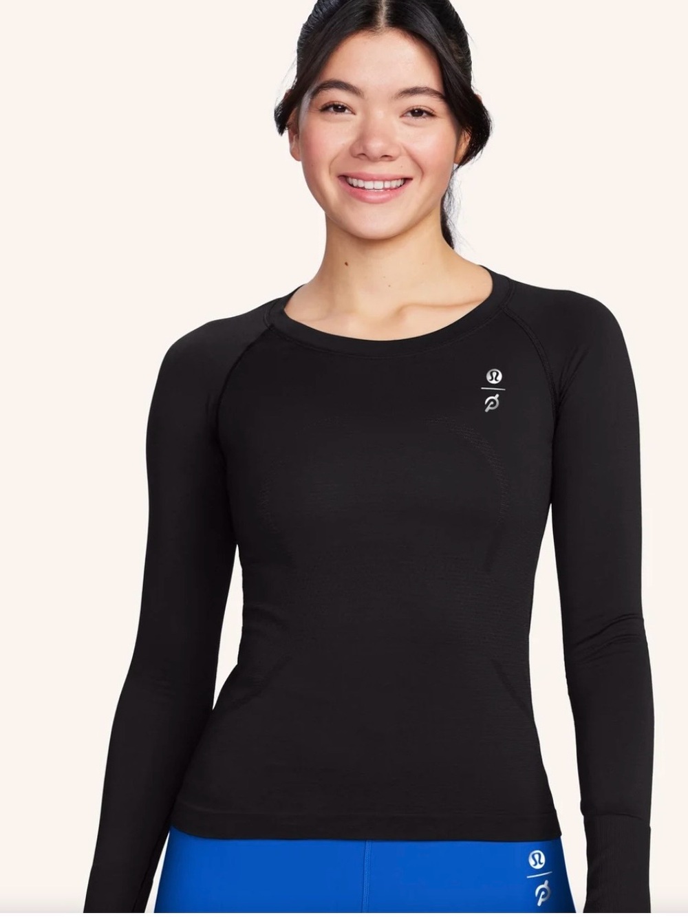 Lululemon x Peloton Swiftly Tech Long Sleeve – Black – Preloved-Large